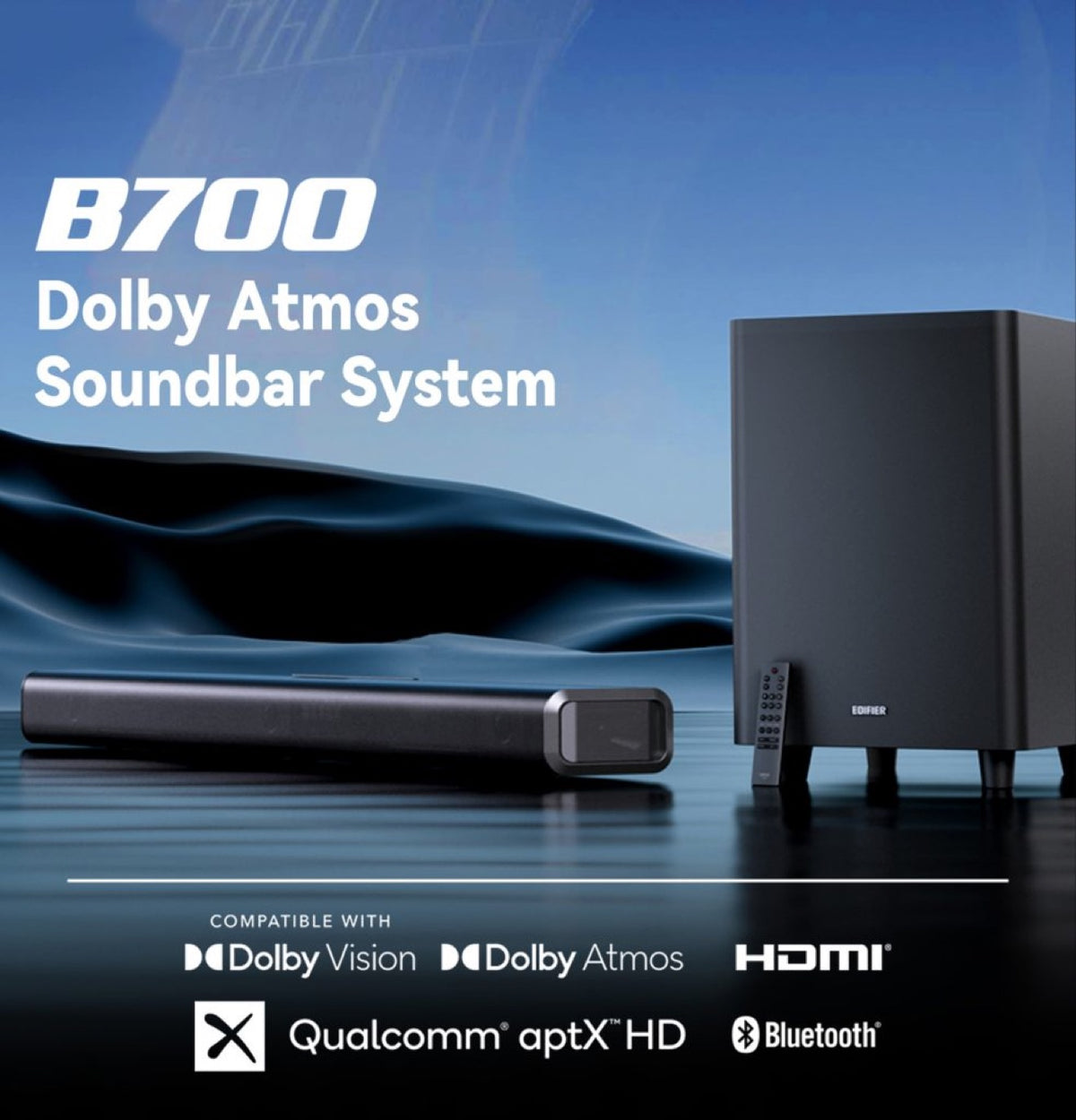 Edifier B700 Sound Bar – Designed around the way you use it