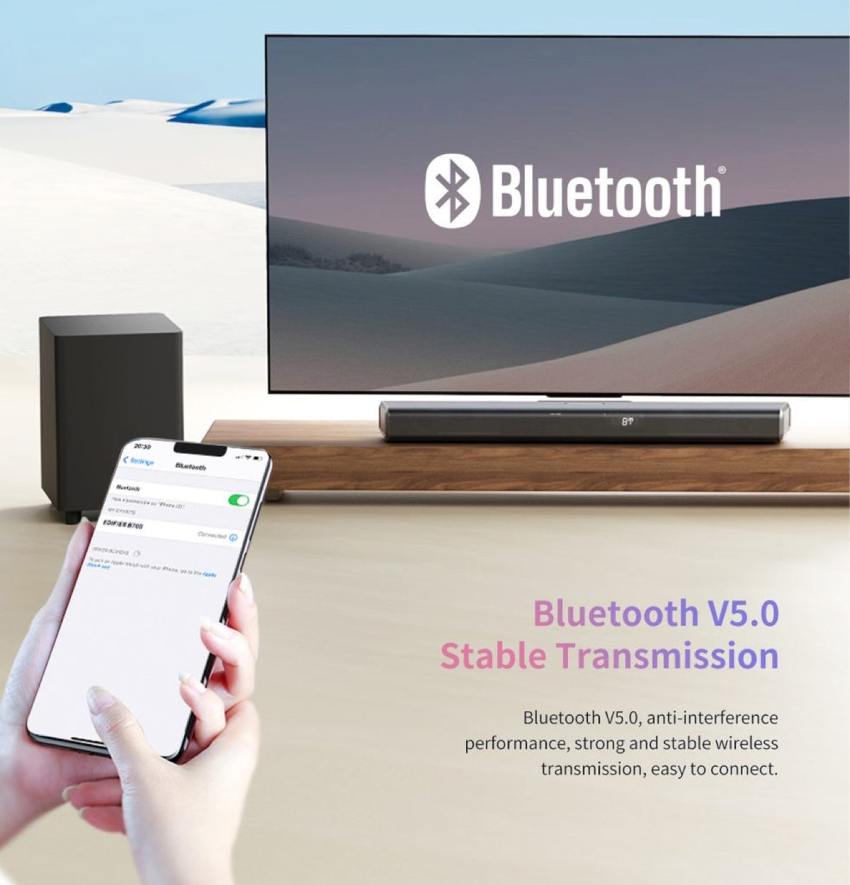 Edifier B700 Sound Bar – Support that stays with you
