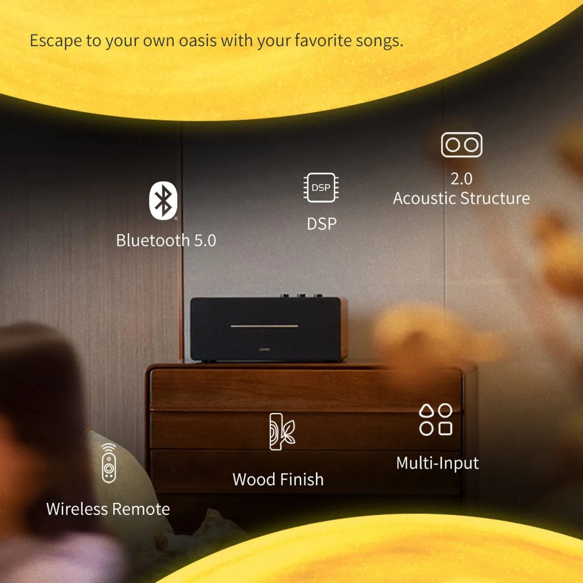 Edifier D12 – Connect in minutes