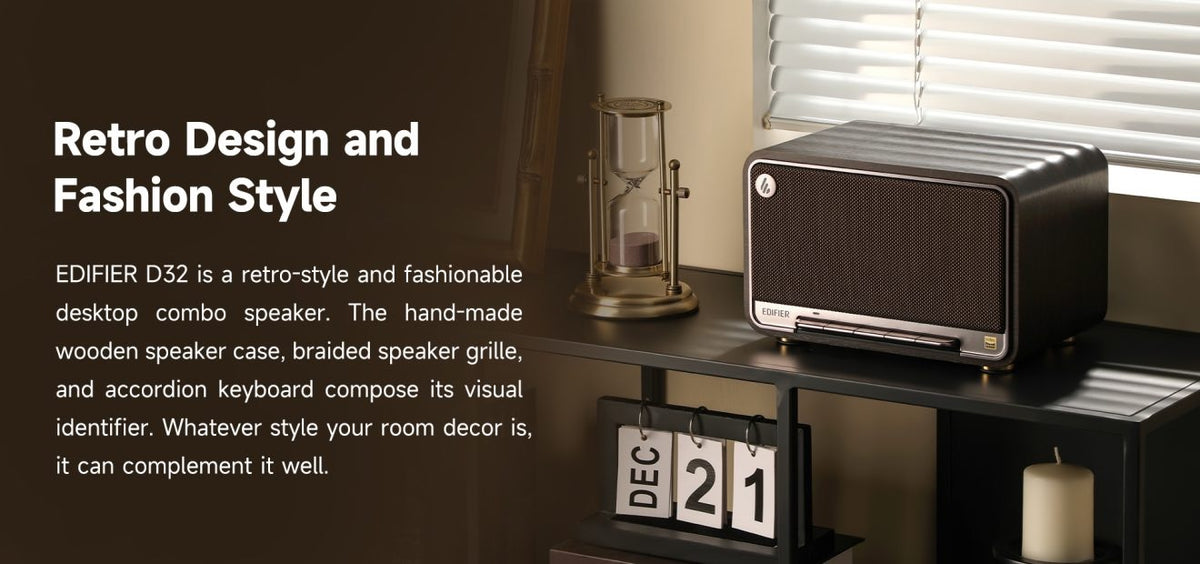 EDIFIER D32 – Connect in minutes