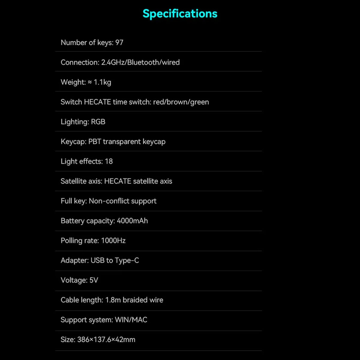 Edifier G4K keyboard feature 18