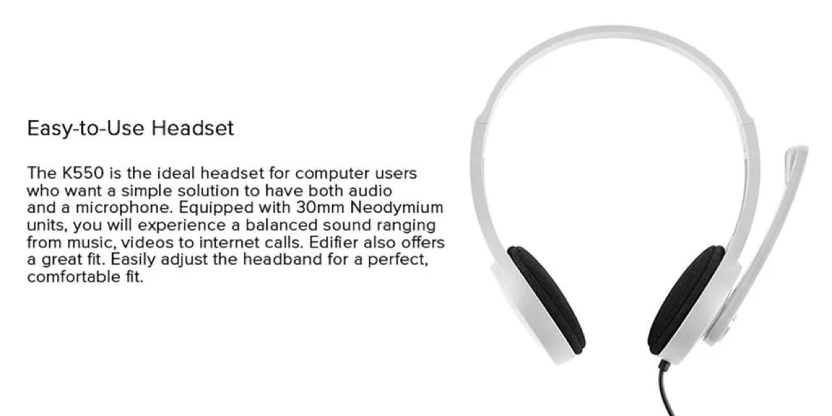 Edifier K550 – Support that stays with you