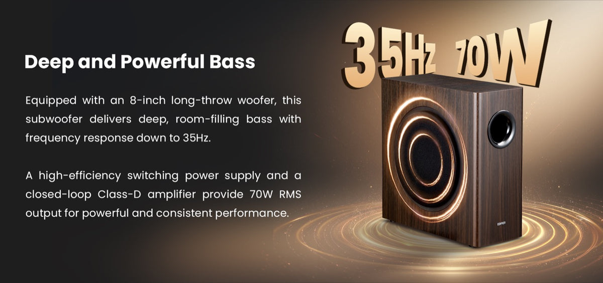Edifier T5s Subwoofer – Enjoy it every day