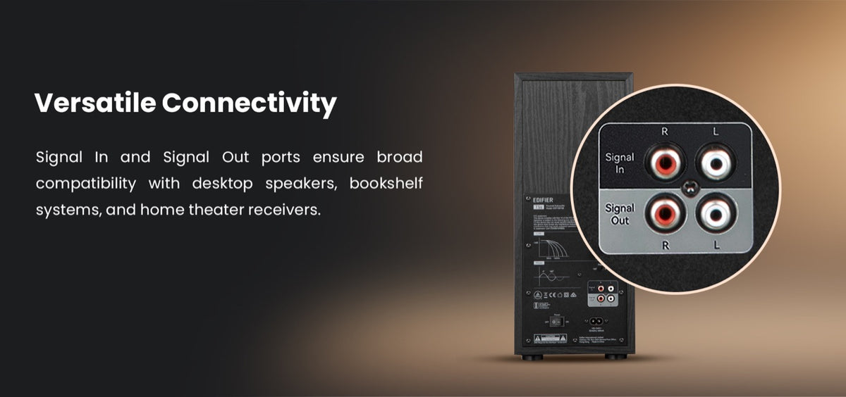 Edifier T5s Subwoofer feature 06