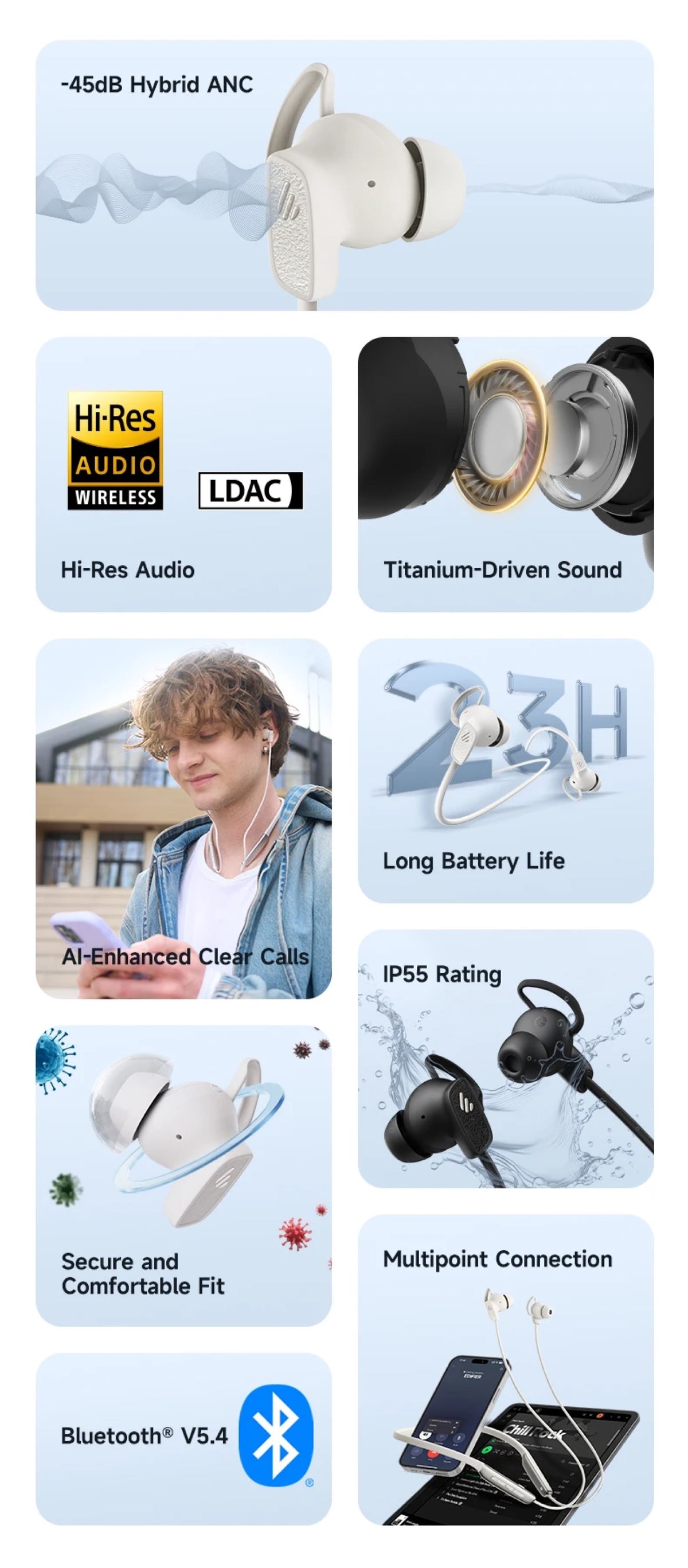 Edifier W280NB Pro – Support that stays with you